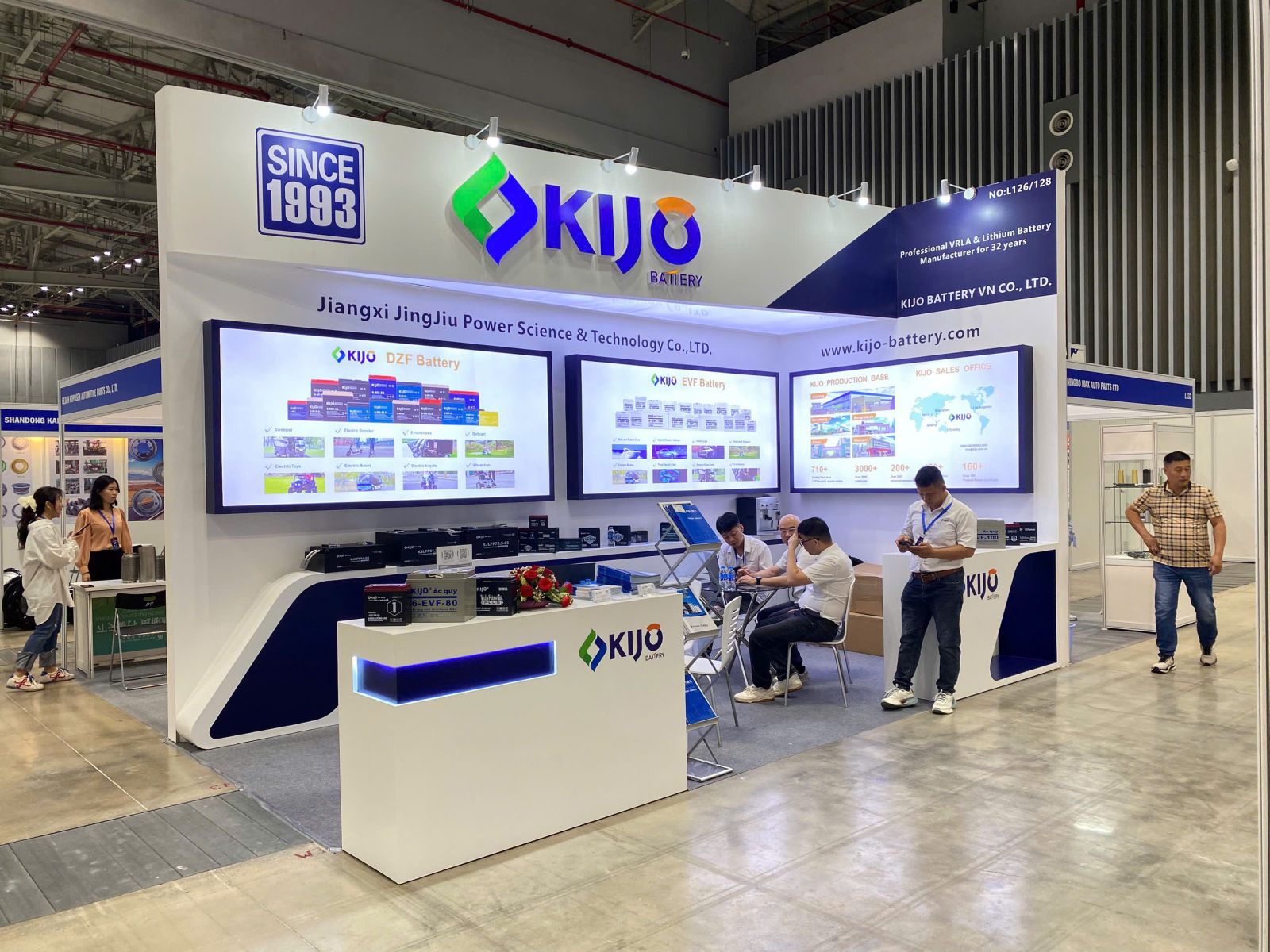 AUTOTECH & ACCESSORIES SHOW 2025 - Thi công hoàn thiện gian hàng Kijo