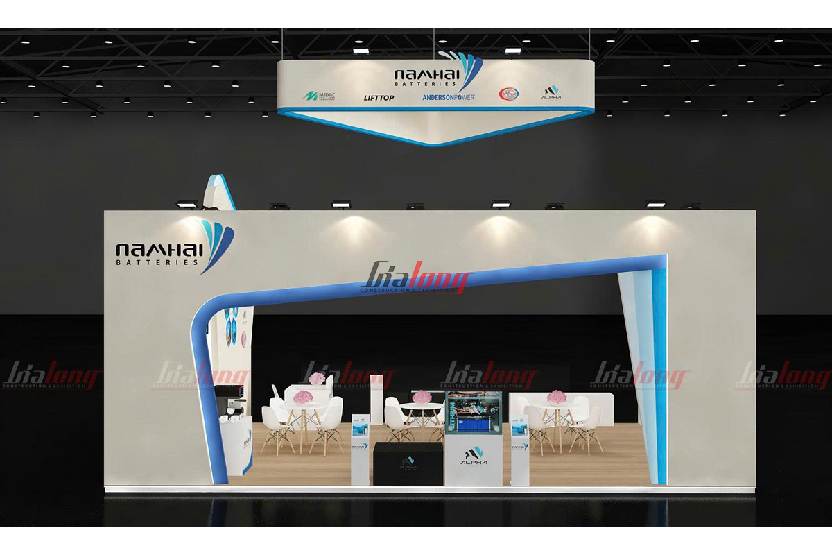 VILOG 2025 - Hoàn thiện thiết kế và thi công gian hàng Nam Hải