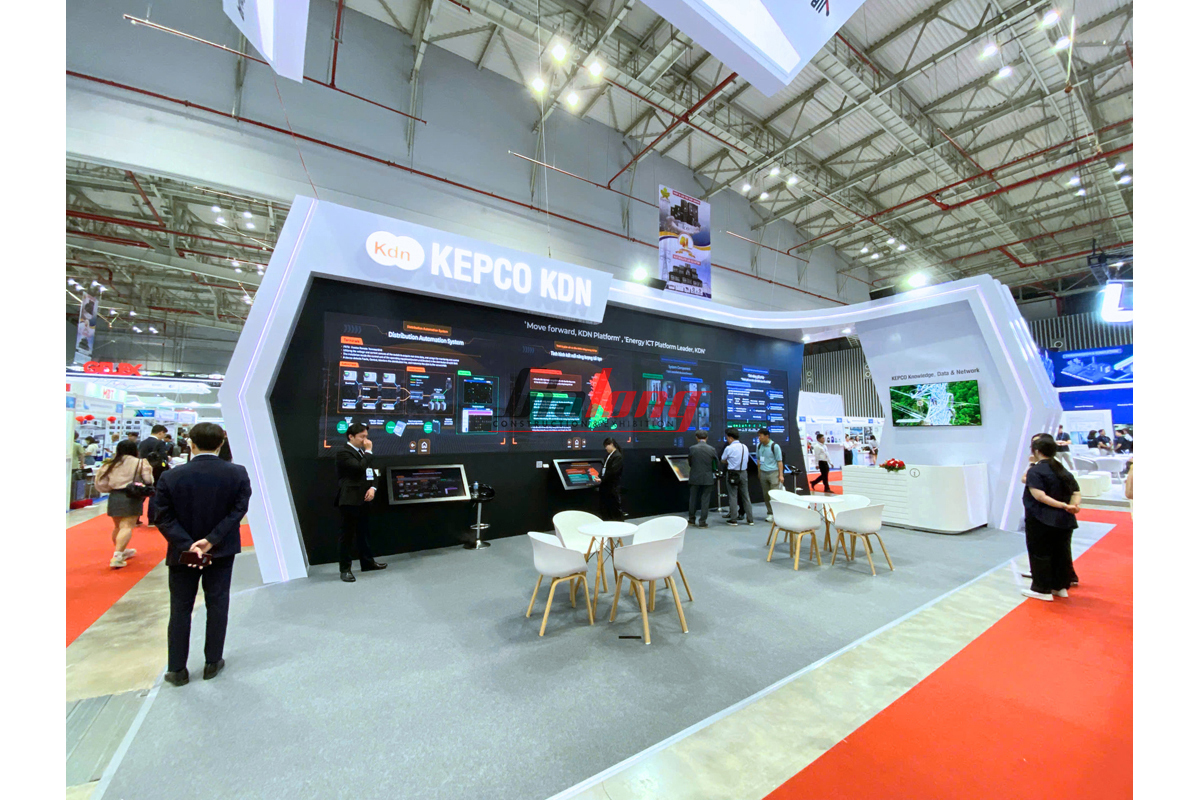 Elecs Vietnam 2025 - Hoàn thành thiết kế, thi công gian hàng KEPCO KDN