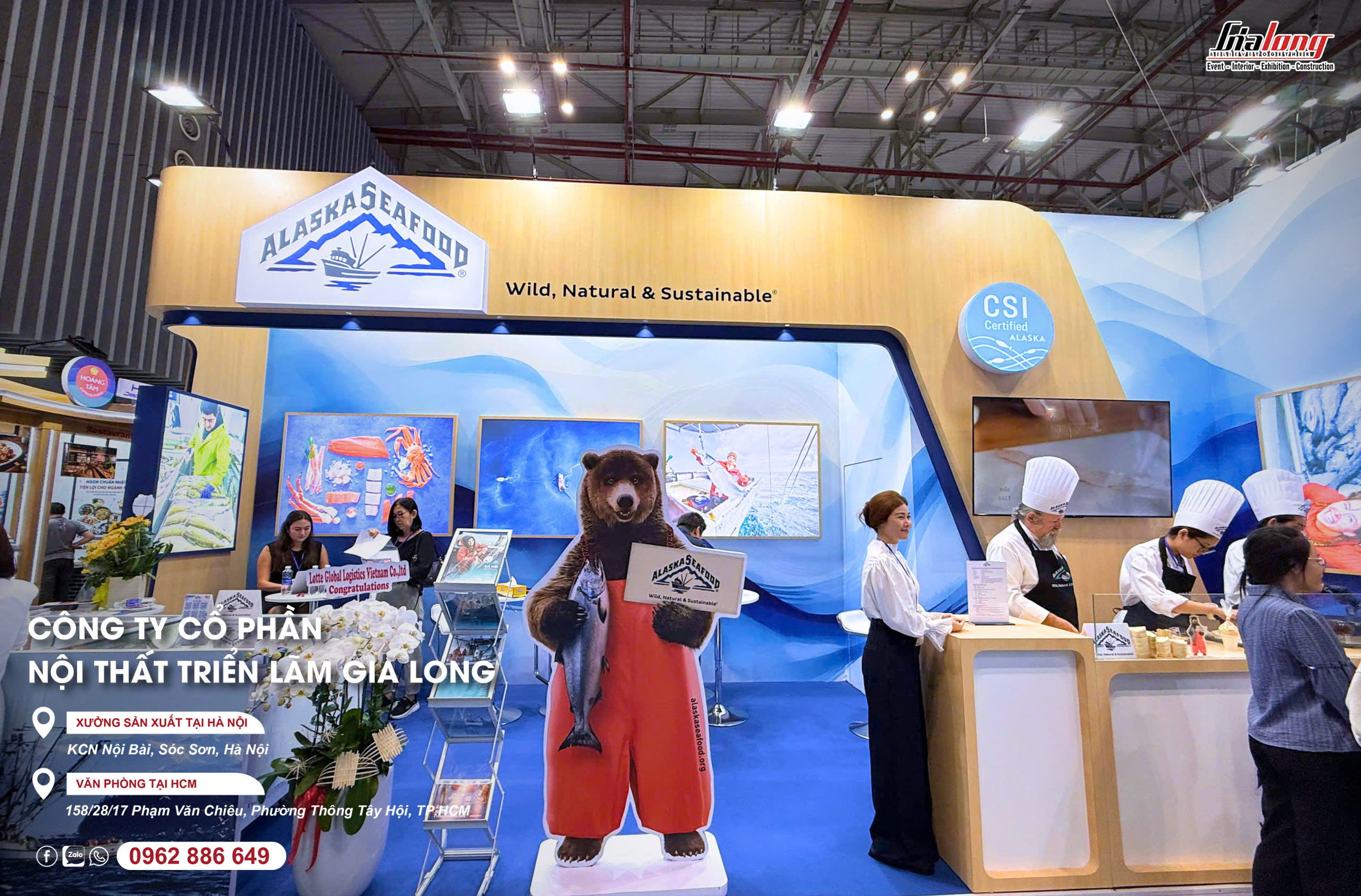 VIETFISH 2026 - Gia Long Completes Booth Design and Construction for Alaska, Hanafish and Hạnh Nguyên