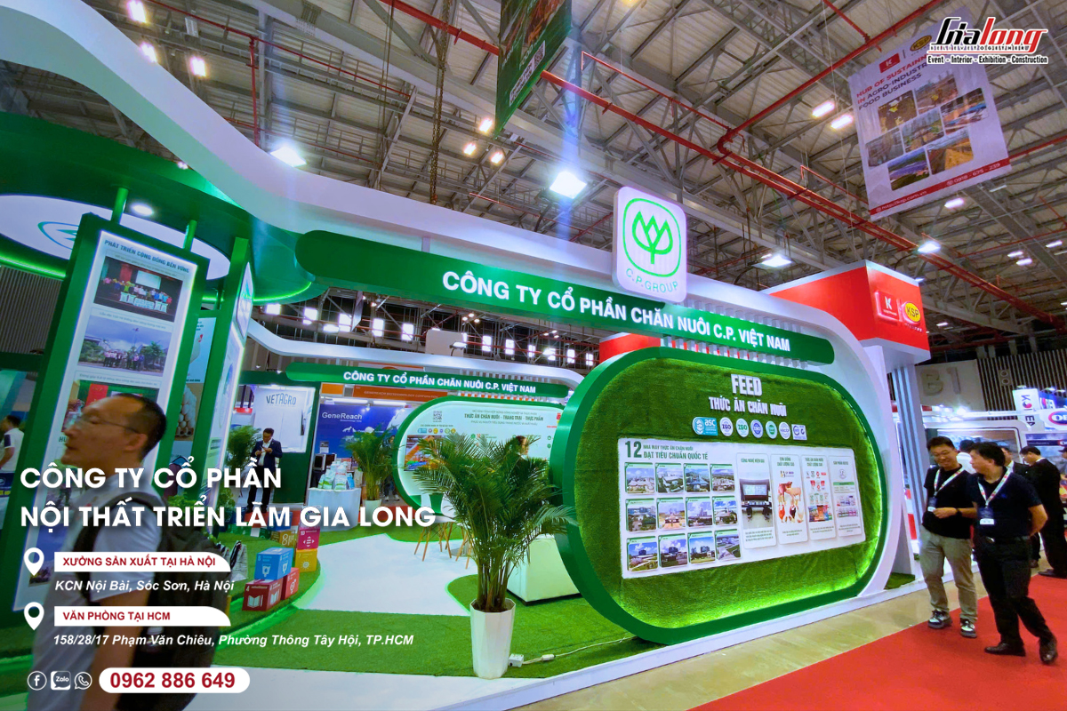 ILDEX Vietnam 2026 - Completion of design and construction of the Chelota - Mintai - Vetagro - CP and KSP exhibition booth complex.