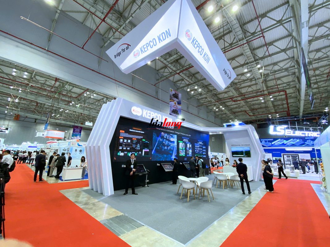 Elecs Vietnam 2025 - Hoàn thành thiết kế, thi công gian hàng KEPCO KDN