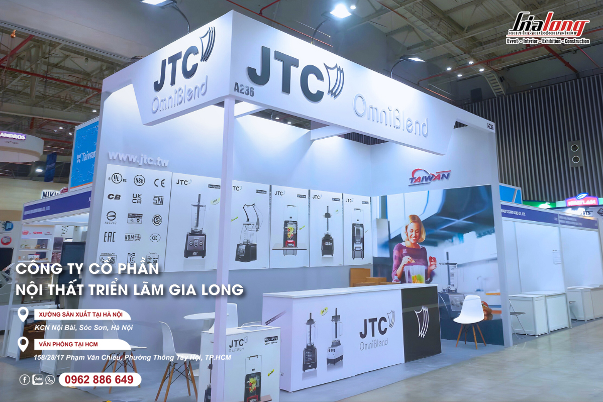 2026年越南食品与酒店用品展嘉龙集团完成JTC和USA Pulse展位的设计和建造。