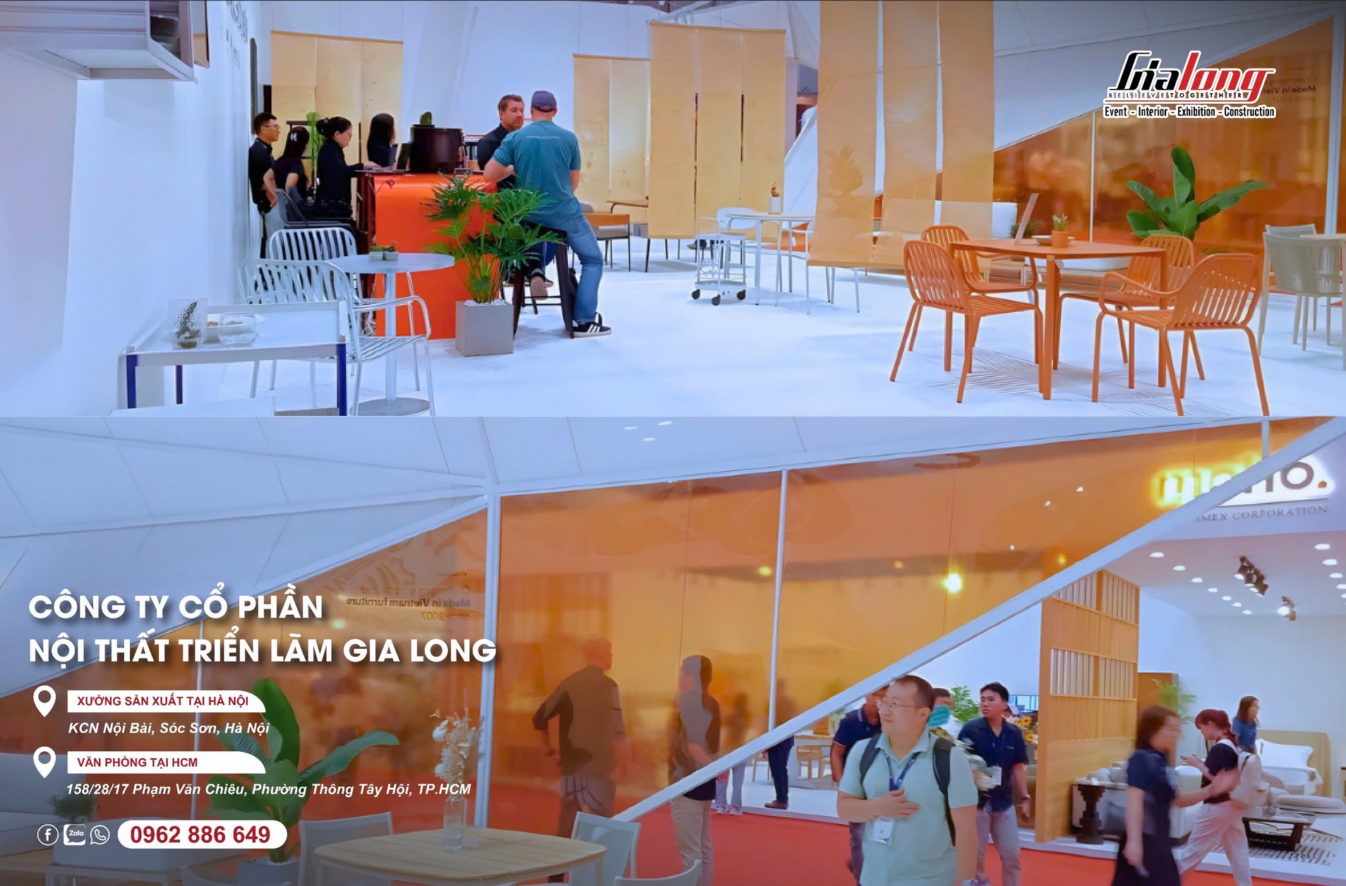 HAWA EXPO 2026 - Gia Long hoàn thiện thiết kế thi công cụm gian hàng Fine Scandinavia, KOMET, Quà Tặng Gỗ  