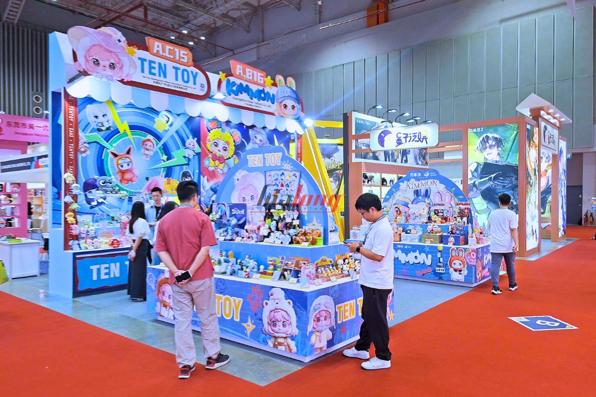 IBTE 2025 - Gia Long completes the design and construction of the ASTRA - KIMMON - PRESIDENTZT - DONGGUAN - YACHAO - OEM - CHARMY - HOLA - TIANXING exhibition booth complex.