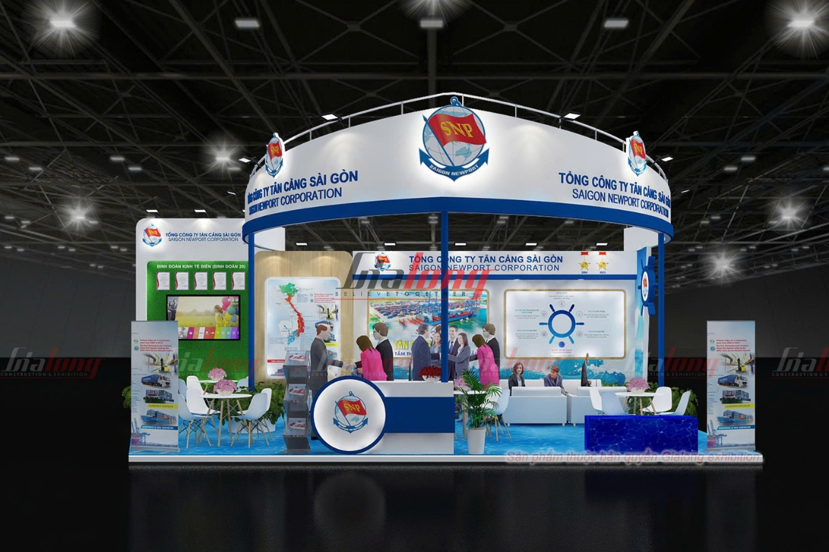 National Achievements Exhibition A80 – Completion of the design and construction of the pavilion cluster for Tan Cang, Tan Thanh, Dai Long, EMC, Quy Phuc, Seconin, SCIC, Vina Electric, and Hiep Hoa