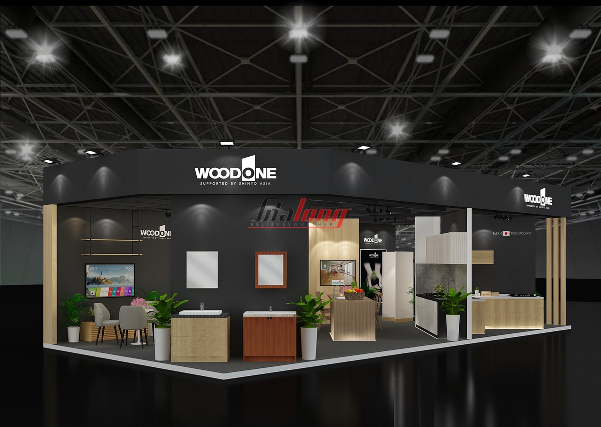 Vietbuild Hanoi 2025 - Completing the design and construction of Woodone booth